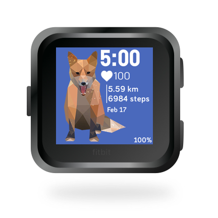 Fitbit Versa Ionic and Lite Animal Pack 4 Browse Animal